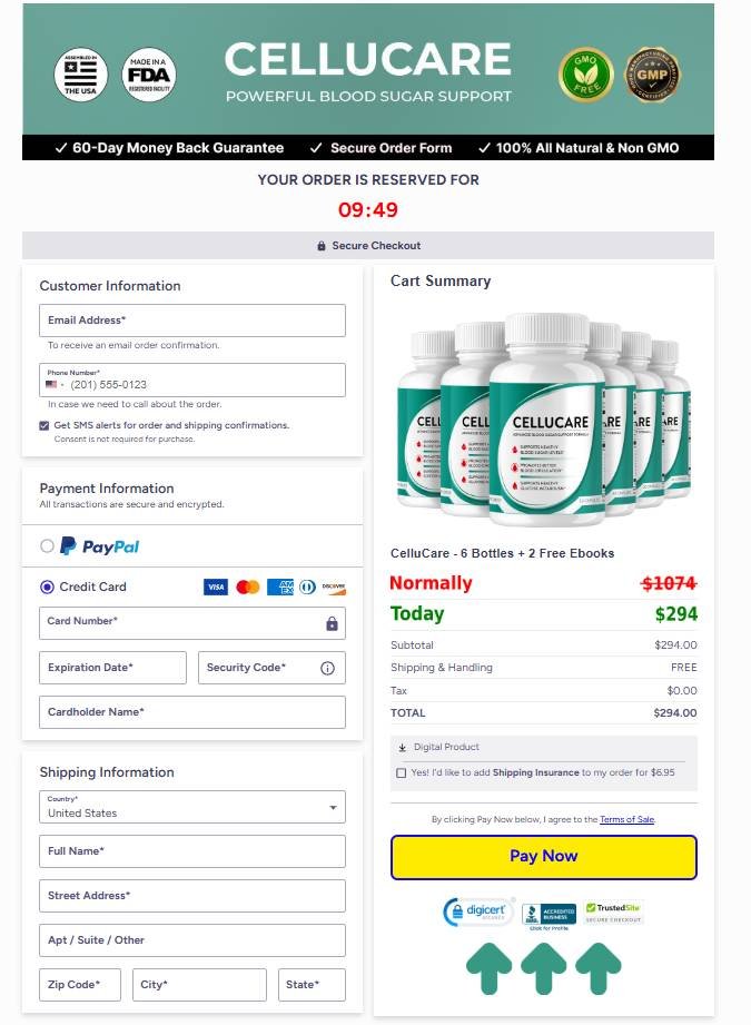 CelluCare Official secure payment